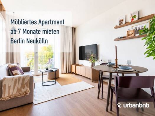 Wohnung zur Miete auf Zeit 1.290 € 1 Zimmer 28 m² frei ab sofort Buschkrugallee Britz Neukölln 12359