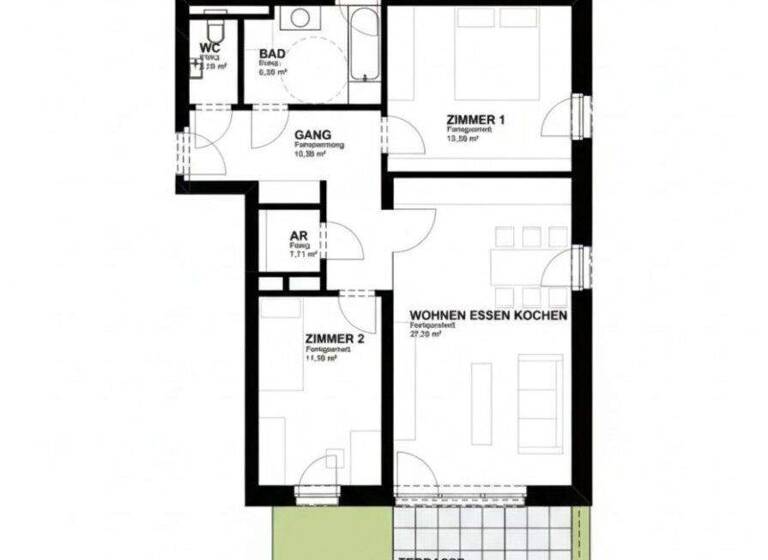Wohnung zum Kauf 285.000 € 3 Zimmer 75,1 m² EG Steyr 4400