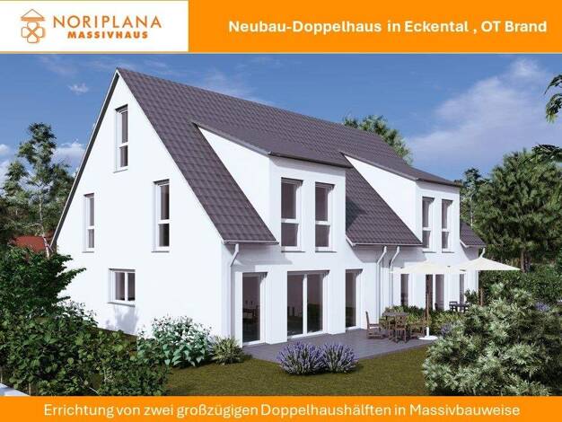 Doppelhaushälfte zum Kauf - Erstbezug provisionsfrei 678.000 € 5 Zimmer 174 m² 355 m² Grundstück Narzissenstraße 9 Brand Eckental 90542