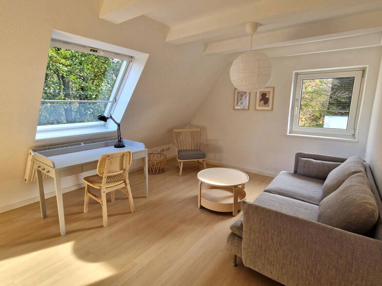 Wohnung zur Miete 740 € 2 Zimmer 48 m² Dachgeschoss, 1. Geschoss frei ab 01.08.2025 Marienwerderstr. 2 Wellingdorf Kiel 24148