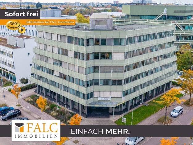 Bürofläche zur Miete 13 € 12 Zimmer 361 m² Bürofläche Steinhäuserstraße 20 Südweststadt Karlsruhe 76135