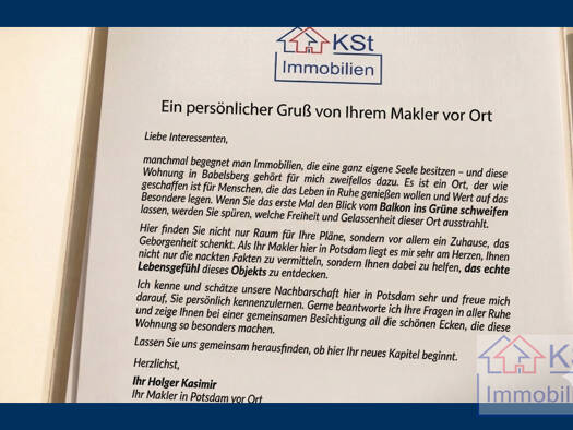 Wohnung zum Kauf 429.000 € 3 Zimmer 83 m² EG Babelsberg Nord Potsdam / Babelsberg 14482