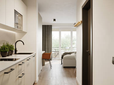 Studio zum Kauf - Neubau provisionsfrei als Kapitalanlage geeignet 186.900 € 1 Zimmer 23,7 m² Kumpfmühler Straße 63A Kumpfmühl-Ziegetsdorf-Neuprüll Regensburg 93051