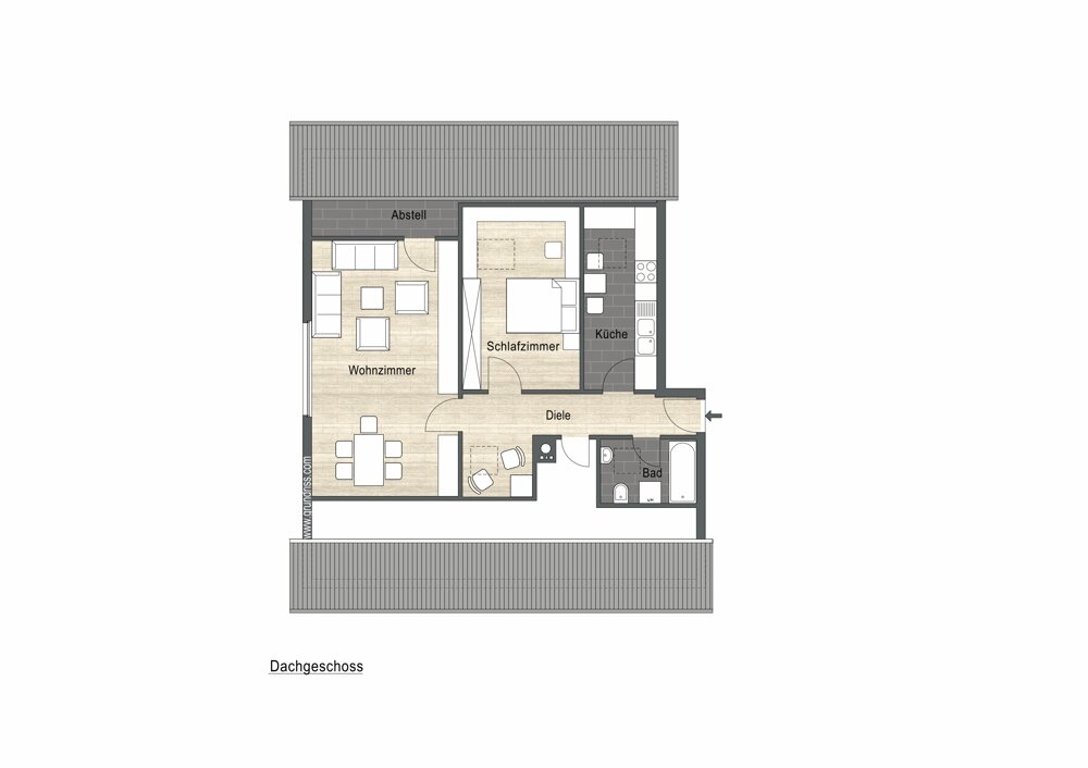 Wohnung zum Kauf 235.000 € 2,5 Zimmer 60,5 m²<br/>Wohnfläche EG<br/>Geschoss Emmendingen Emmendingen 79312