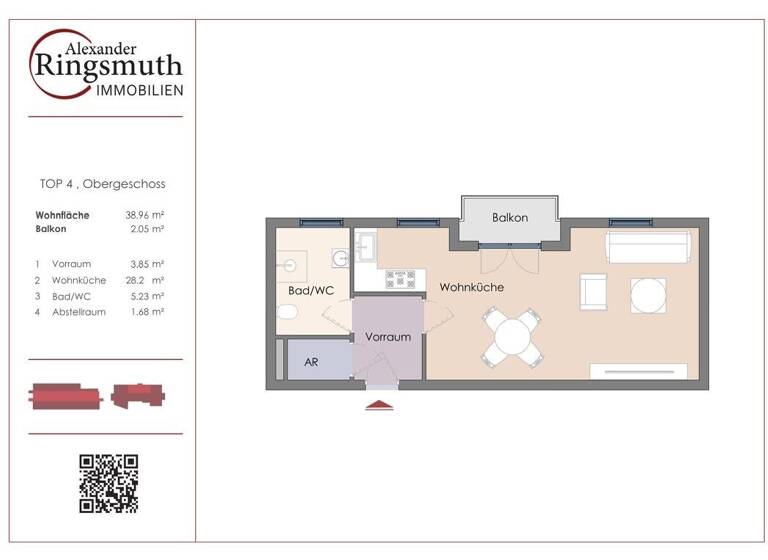Studio zum Kauf - Erstbezug 209.000 € 1 Zimmer 39 m² Wolkersdorf im Weinviertel 2120