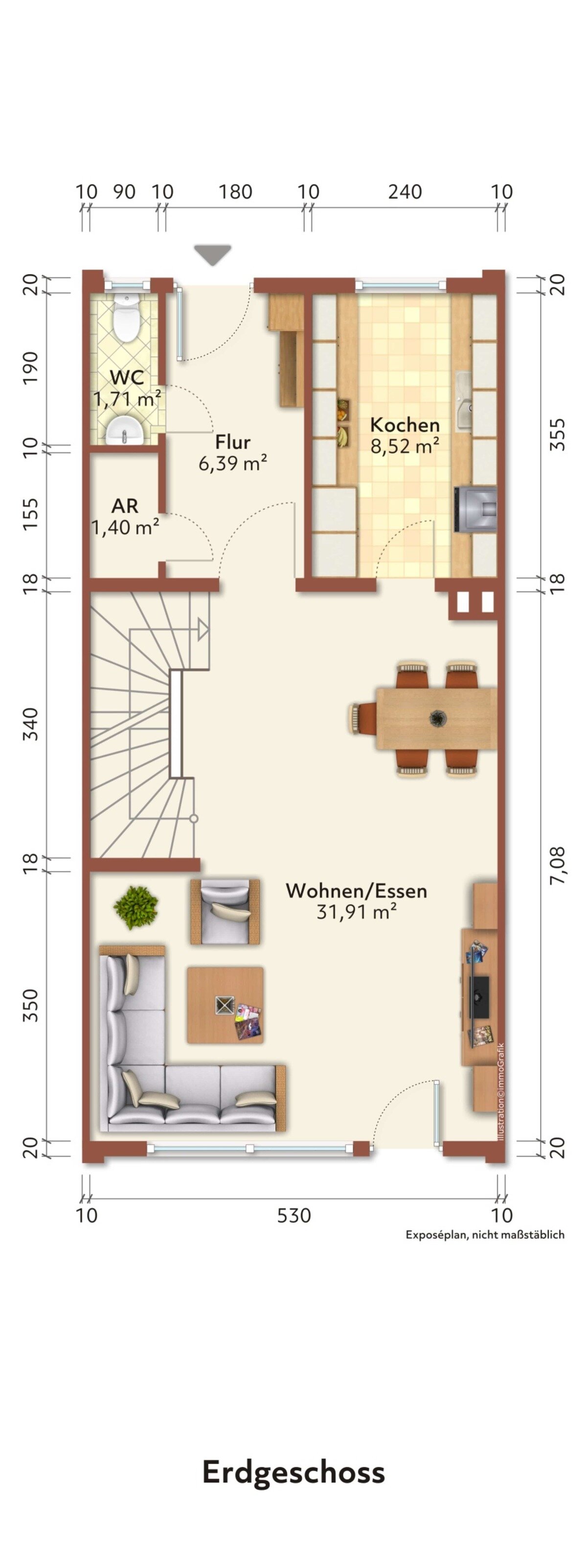 Reihenmittelhaus zum Kauf 469.000 € 5 Zimmer 117 m²<br/>Wohnfläche 146 m²<br/>Grundstück Bergmüllerstraße 50 Kothau Ingolstadt / Kothau 85053