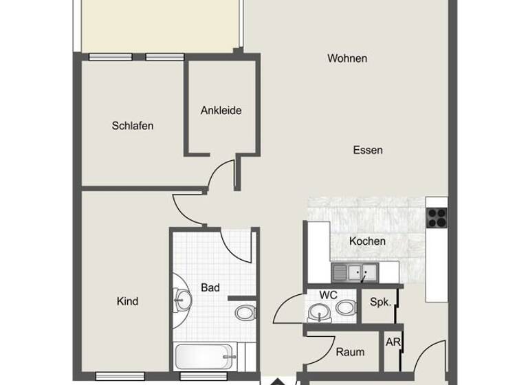 Wohnung zum Kauf 498.000 € 3 Zimmer 120 m²<br/>Wohnfläche Waldhof Mannheim / Käfertal 68305