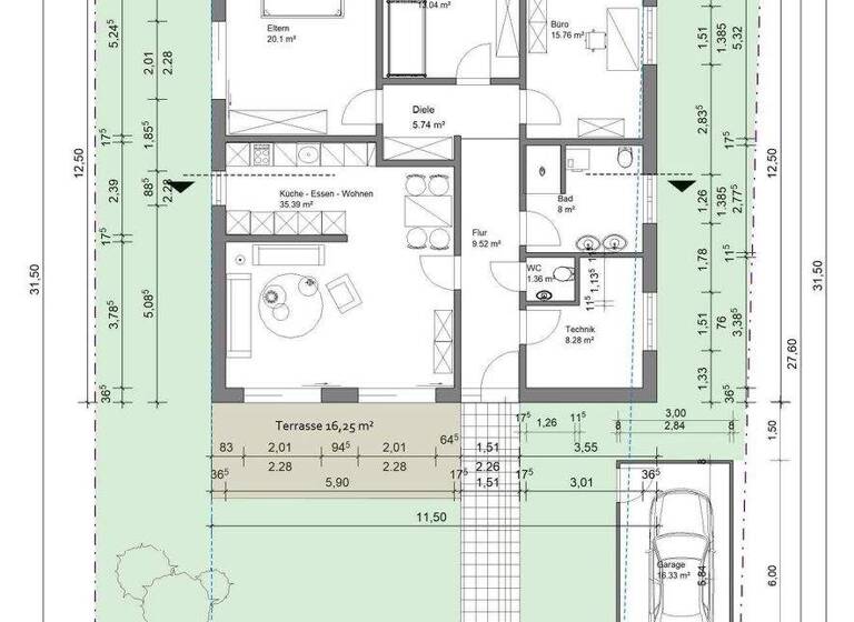 Bungalow zum Kauf - Erstbezug 635.000 € 4 Zimmer 118,3 m² 501 m² Grundstück frei ab 01.08.2026 Katzdorf Teublitz 93158