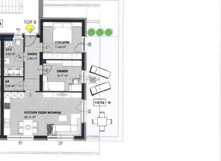 Wohnung zur Miete 864 € 3 Zimmer 67,2 m² 2. Geschoss frei ab 01.05.2026 Wiesing 6210