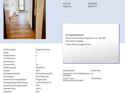 Wohnung zur Miete 560 € 1 Zimmer 24 m² frei ab 01.04.2026 Sömmerringstraße 21 Neustadt Mainz 55118