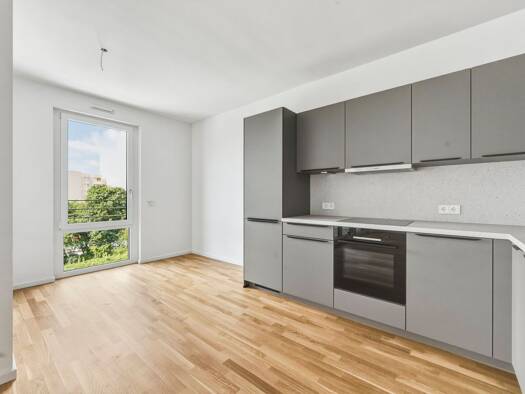 Wohnung zur Miete - Erstbezug 2.327 € 3 Zimmer 82,5 m² EG frei ab sofort Zenzl-Mühsam-Straße 5 Ramersdorf-Perlach München 81735