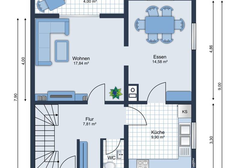 Doppelhaushälfte zum Kauf 429.000 € 4 Zimmer 113 m² 543 m² Grundstück Oberlauterbach Aresing / Oberlauterbach 86561