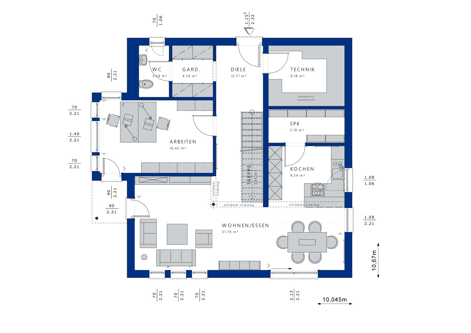 Einfamilienhaus zum Kauf 711.757 € 7 Zimmer 176,1 m²<br/>Wohnfläche 1.080 m²<br/>Grundstück Stadtgebiet Triberg im Schwarzwald 78098