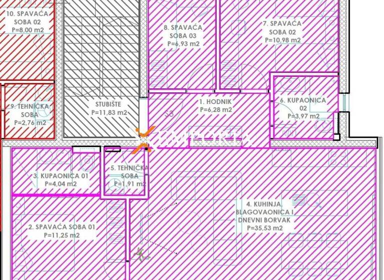 Wohnung zum Kauf 489.050 € 4 Zimmer 98 m² 1. Geschoss Diklo - Puntamika
