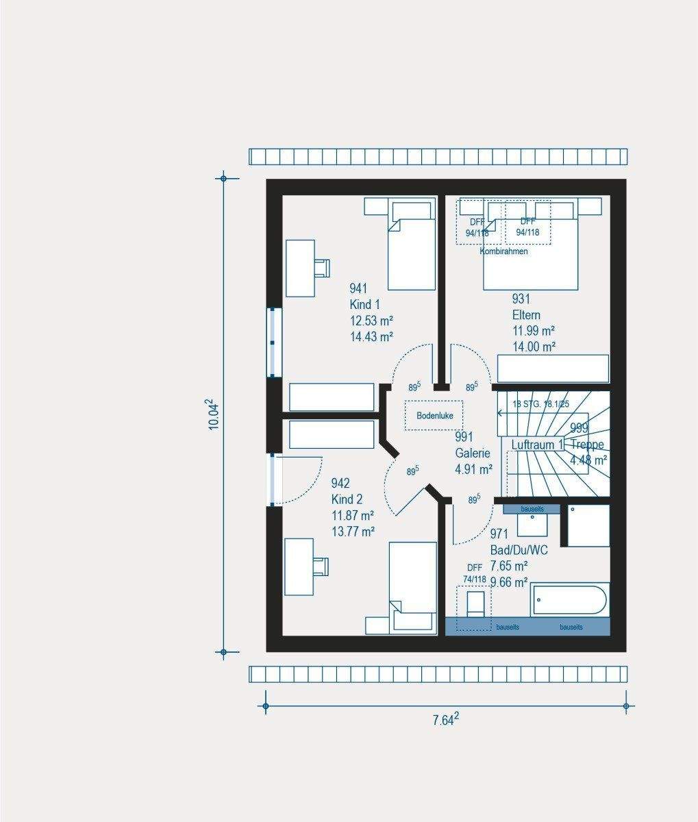 Immobilie in Bischweier - Double 10 inkl. Grundstück - Modernes Doppelhaus mit großzügigem Raumkonzept und flexibler Nutzung - Bild 3