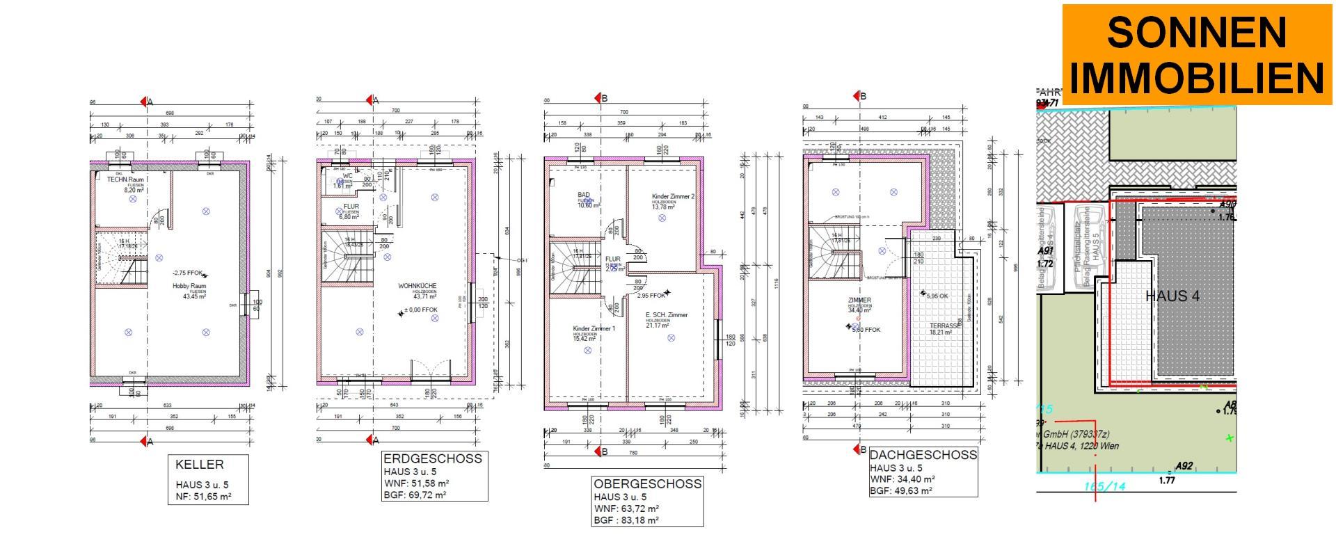 Einfamilienhaus zur Miete 2.536 € 5 Zimmer 149 m²<br/>Wohnfläche 152 m²<br/>Grundstück Wien 1220