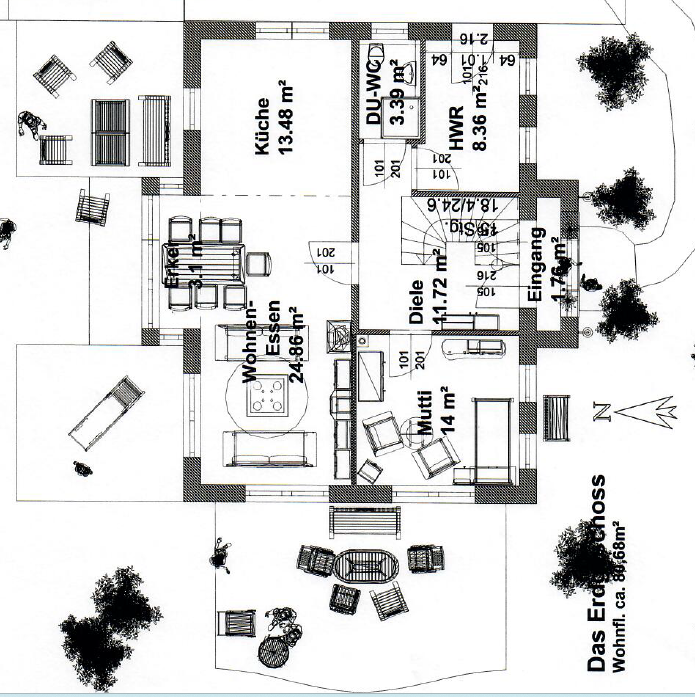 Einfamilienhaus zum Kauf provisionsfrei 665.000 € 5 Zimmer 145 m²<br/>Wohnfläche 1.018 m²<br/>Grundstück ab sofort<br/>Verfügbarkeit Jesteburger Str. 25 D Asendorf Hanstedt 21271