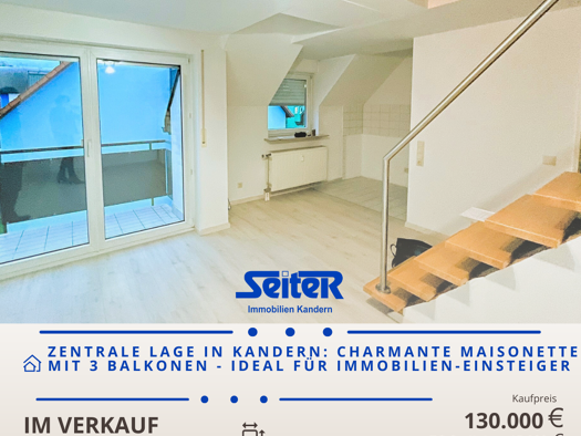 Maisonette zum Kauf 130.000 € 2 Zimmer 46,8 m² frei ab sofort Waldeckstraße 51 1 Kandern 79400