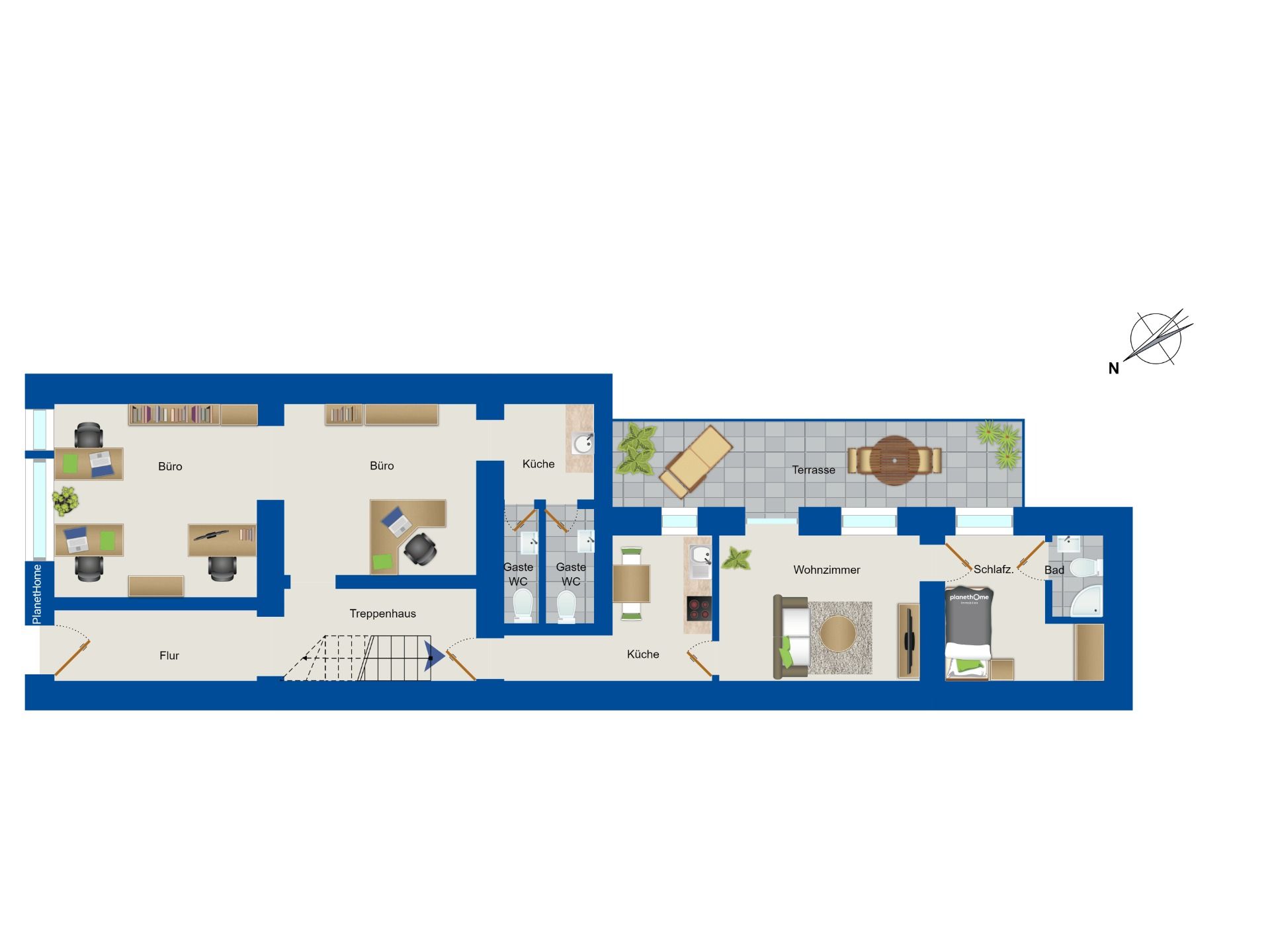 Mehrfamilienhaus zum Kauf 750.000 € 14 Zimmer 281,1 m²<br/>Wohnfläche 154 m²<br/>Grundstück Adalbertsteinweg Aachen 52066