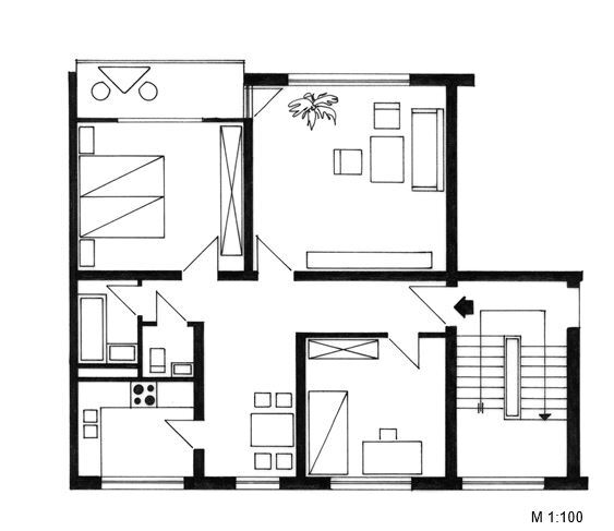 Wohnung zur Miete 510 € 3 Zimmer 77,3 m²<br/>Wohnfläche 2.<br/>Geschoss Albertstraße 15 Fritzlar Fritzlar 34560