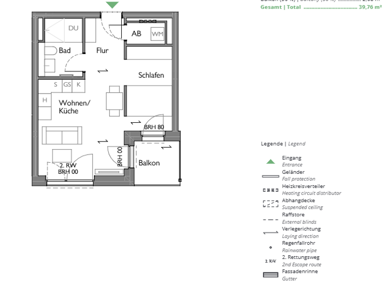 Studio zum Kauf - Erstbezug provisionsfrei 214.000 € 1 Zimmer 39,8 m² 1. Geschoss Naunhof 04683