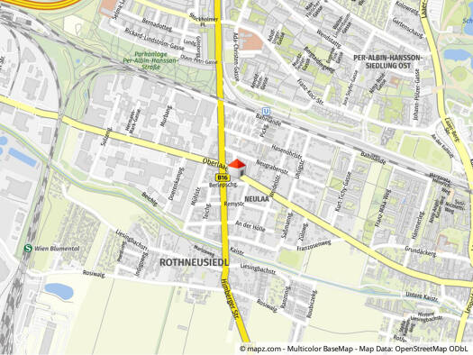 Wohnung zur Miete 666 € 2 Zimmer 39,8 m² Wien 1100