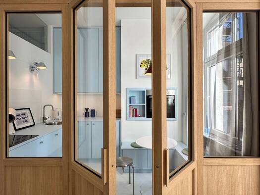 Studio zur Miete 1.000 € 1 Zimmer 33,3 m² Geschoss 2/4 frei ab 01.08.2026 Stralauer Allee 17 C Friedrichshain Berlin 10245