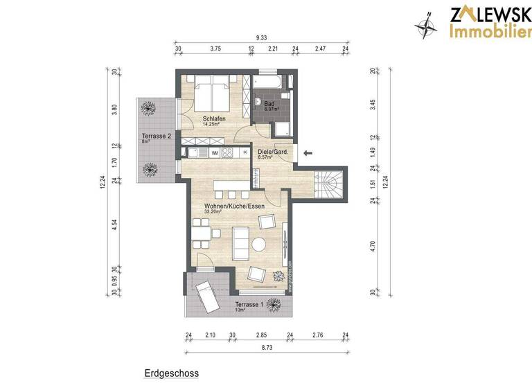 Wohnung zum Kauf 725.000 € 3 Zimmer 101 m² EG Allach-Untermenzing München 80999