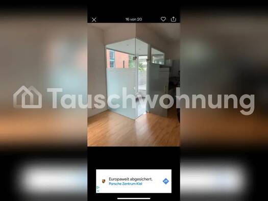 Wohnung zur Miete Tauschwohnung 950 € 2 Zimmer 92 m² EG Blücherplatz Kiel 24105