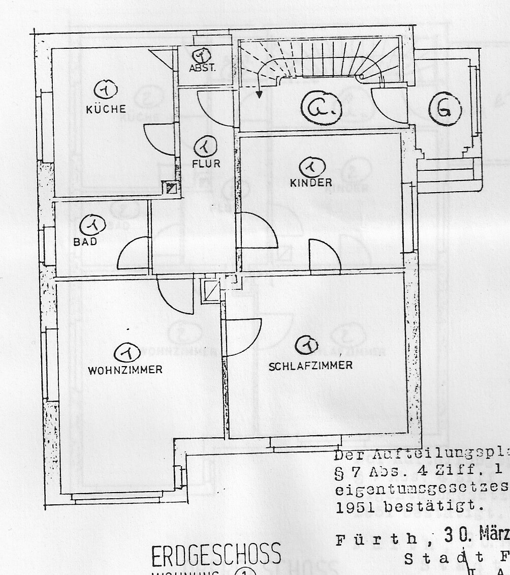 Wohnung zur Miete 750 € 3 Zimmer 73 m²<br/>Wohnfläche EG<br/>Geschoss Ronhofer Weg 5 Ronhof 154 Fürth 90765