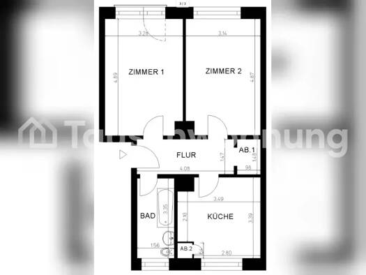 Wohnung zur Miete Tauschwohnung 585 € 2 Zimmer 55 m² 4. Geschoss Alsterdorf Hamburg 22307