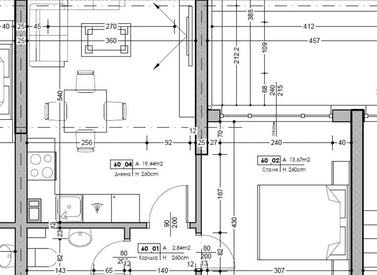 Studio zum Kauf 85.000 € 2 Zimmer 57,6 m² Plovdiv