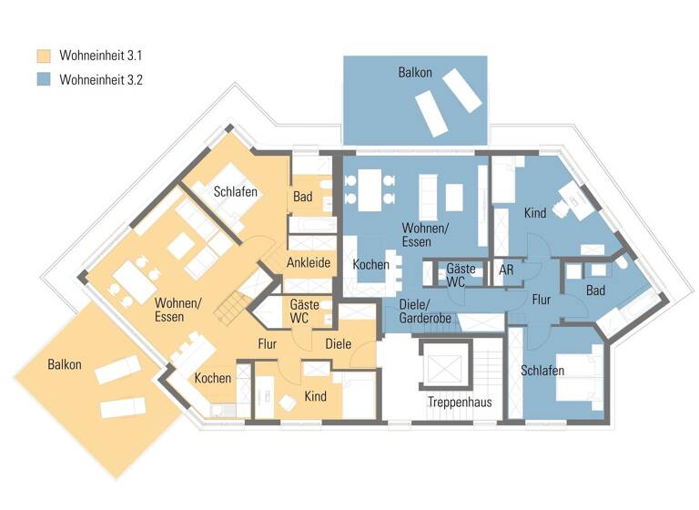 Penthouse zum Kauf - Erstbezug provisionsfrei 632.000 € 3 Zimmer 105,3 m² 3. Geschoss frei ab sofort Kerschensteinerstraße Hammerstatt Bayreuth 95448