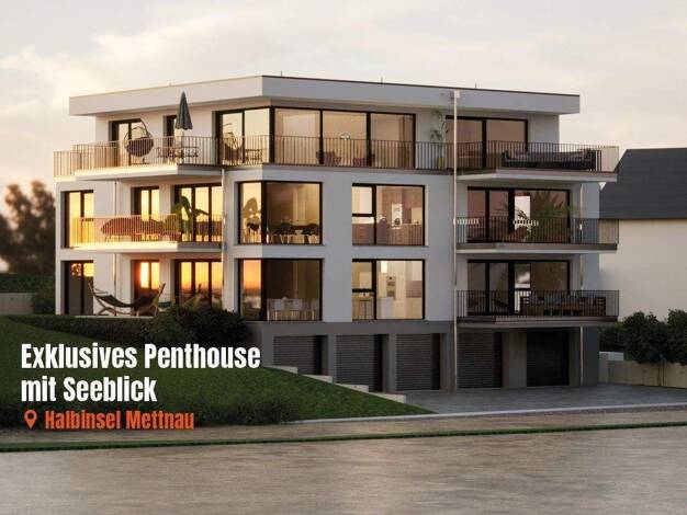 Penthouse zum Kauf - Erstbezug provisionsfrei 3,5 Zimmer 173,5 m² frei ab 01.11.2026 Strandbadstraße Radolfzell Radolfzell am Bodensee 78315