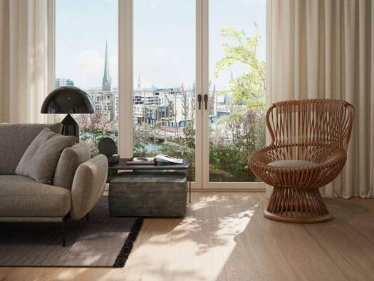 Wohnung zum Kauf - Neubau provisionsfrei 1.779.000 € 4 Zimmer 116,6 m² 10. Geschoss HafenCity Hamburg 20457