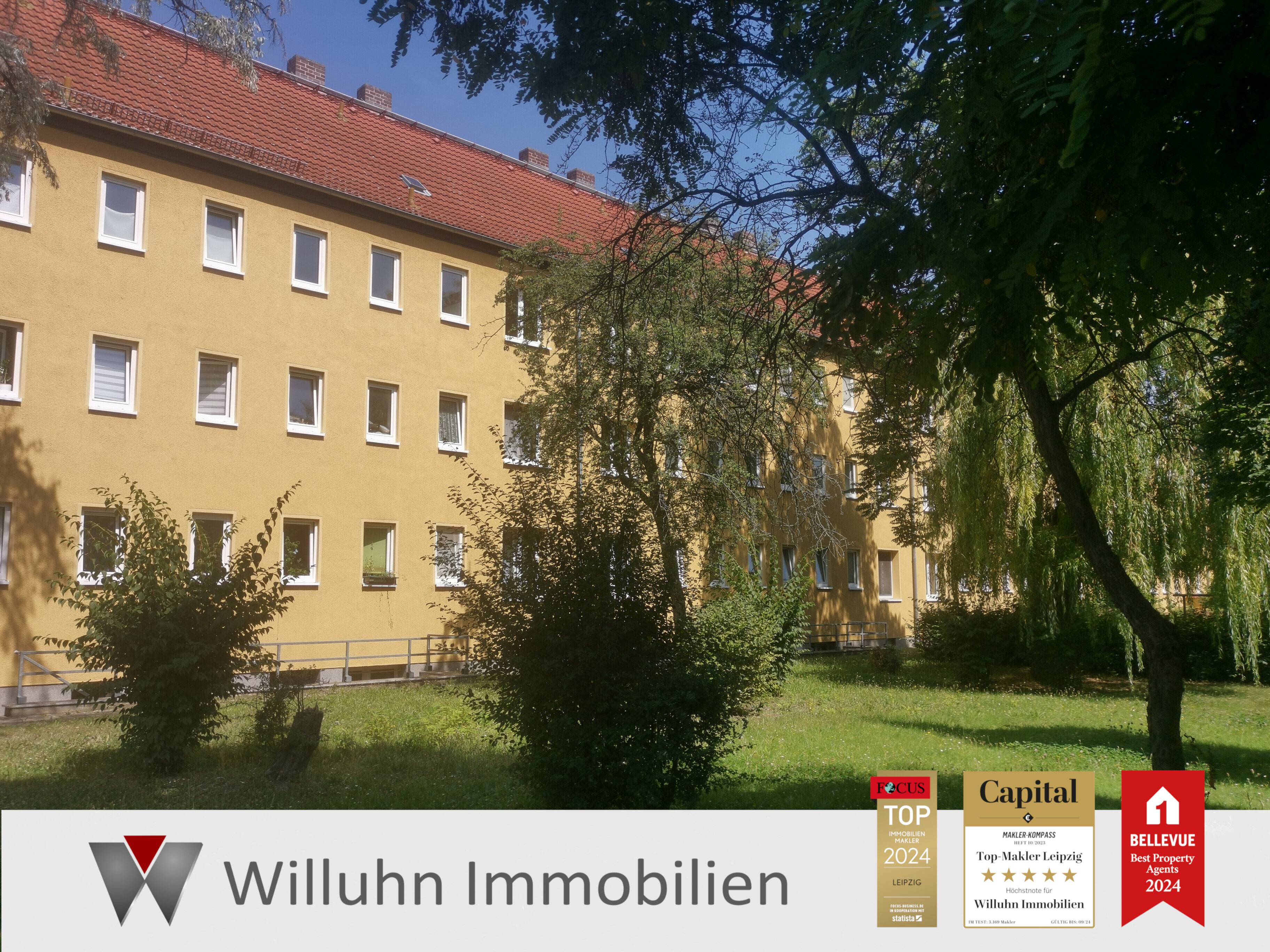 Wohnung zur Miete 314 € 3 Zimmer 53,1 m²<br/>Wohnfläche Fritz-Reuter-Straße 14 Merseburg Merseburg 06217