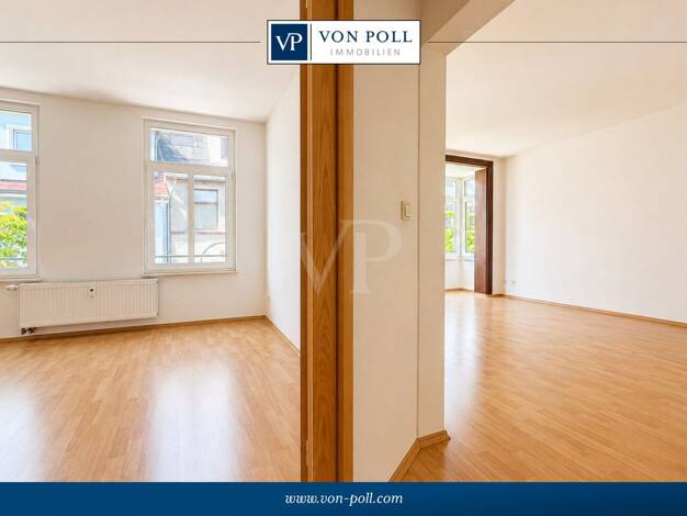 Wohnung zur Miete 550 € 2 Zimmer 63,3 m² 2. Geschoss Apolda Apolda 99510