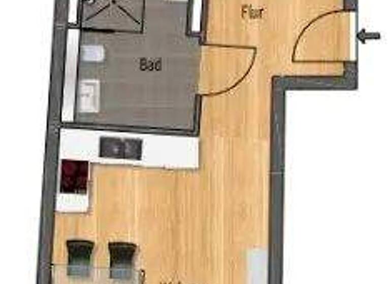 Wohnung zur Miete 978 € 2 Zimmer 68,6 m² Weststadt Pforzheim 75172