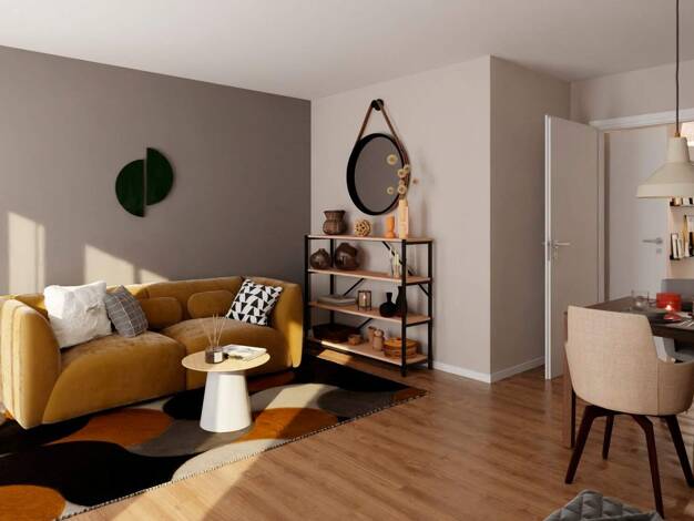 Studio zum Kauf - Neubau provisionsfrei 344.900 € 1 Zimmer 52,3 m² EG Lilli-Marx-Straße 2 Benrath Düsseldorf 40597