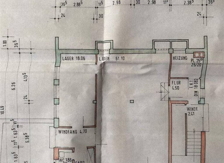 Büro zur Miete 710 € 2 Zimmer 88,4 m² Bürofläche Innstadt Passau 94032