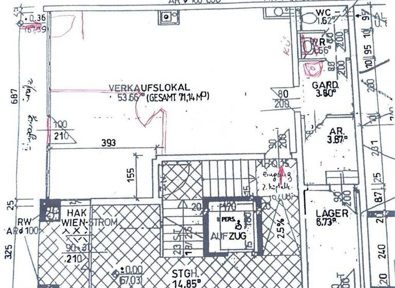 Büro zum Kauf 215.000 € Wien 1140