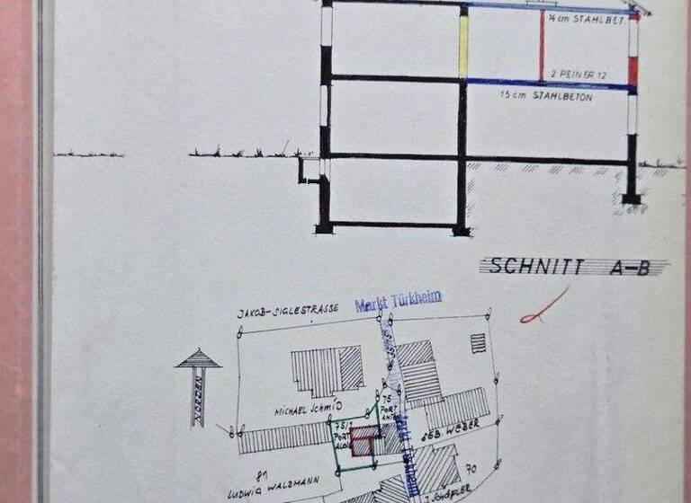 Doppelhaushälfte zum Kauf provisionsfrei 199.000 € 7 Zimmer 100 m² 259 m² Grundstück Jakob-Sigle-Straße 22 a Türkheim 86842
