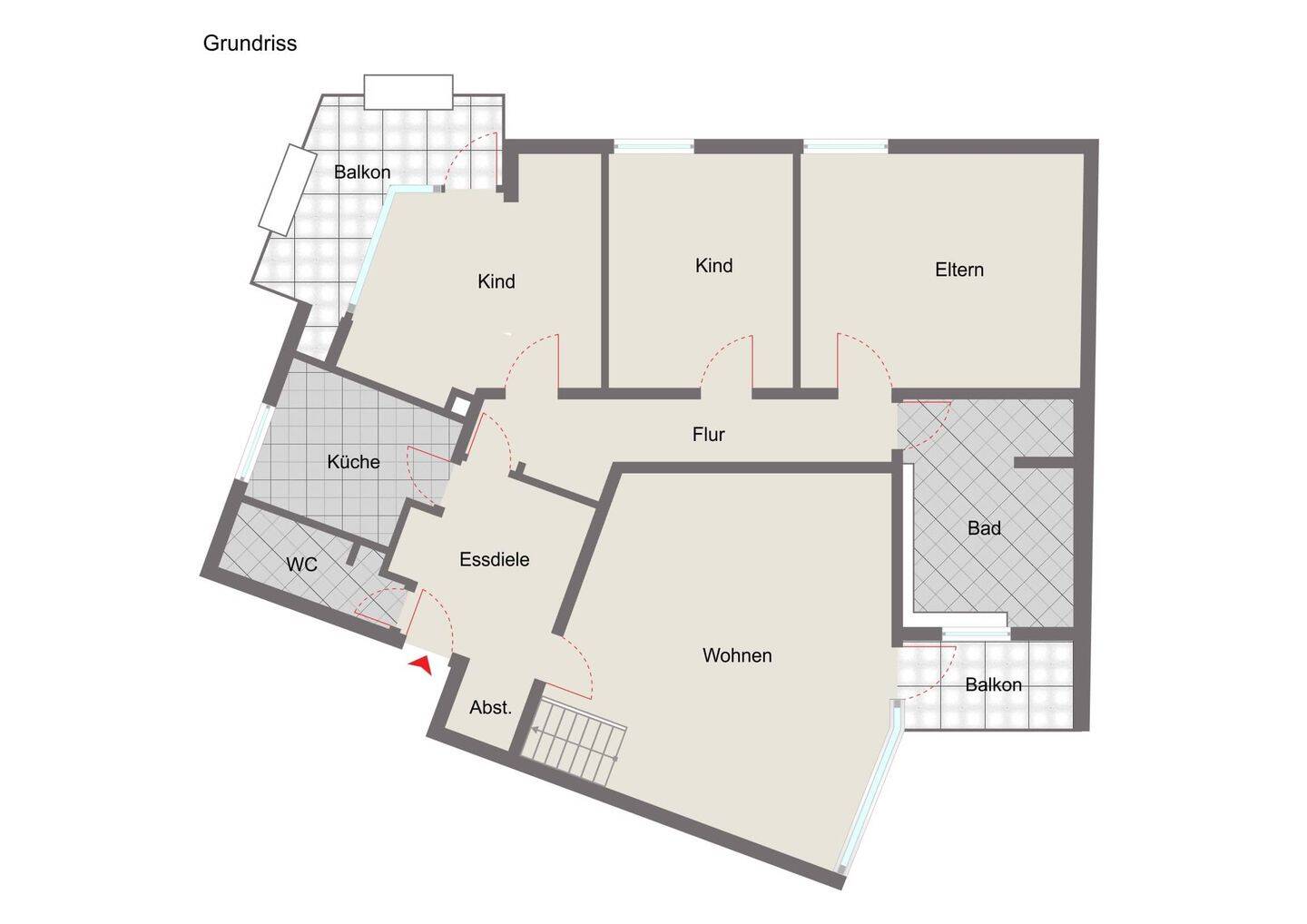 Immobilie in Coburg - Große Maisonette-Wohnung mit zwei Balkonen und TG-Stellplatz in der Innenstadt - Bild 1