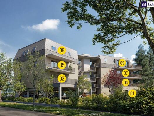 Wohnung zum Kauf - Erstbezug 249.000 € 2 Zimmer 45 m² 2. Geschoss Blümelstraße Eggenberg Graz 8020