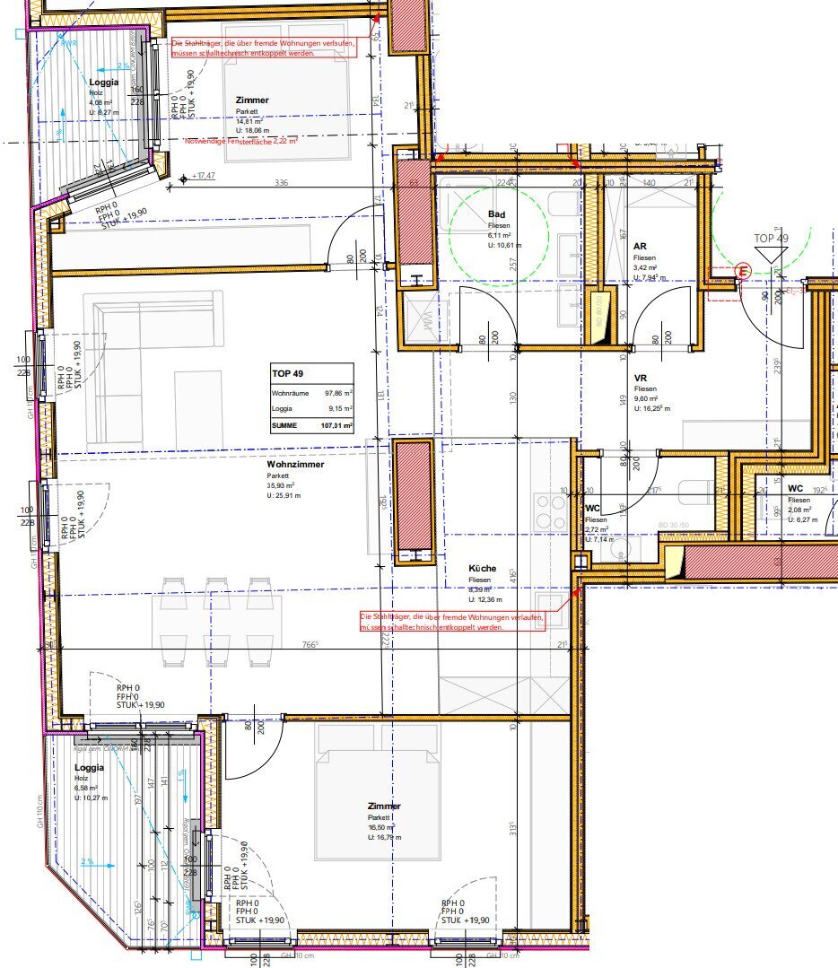 Wohnung zum Kauf 649.000 € 3 Zimmer 97,9 m²<br/>Wohnfläche Wien 1100