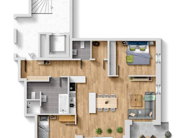 Penthouse zum Kauf 539.000 € 3,5 Zimmer 109,6 m² frei ab sofort Gunzenhausen 91710