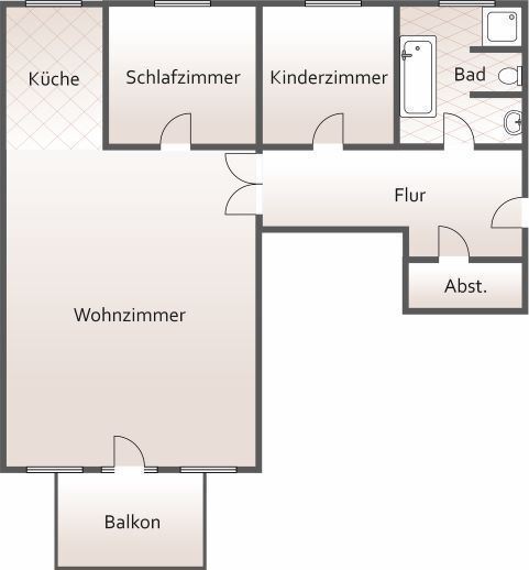 Wohnung zur Miete 1.050 € 3 Zimmer 112 m²<br/>Wohnfläche 2.<br/>Geschoss Pillnitzer Landstraße 179 Niederpoyritz Dresden 01326