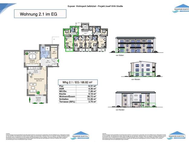 Wohnung zum Kauf 254.634 € 2 Zimmer 68,8 m² frei ab sofort Selbitz 95152