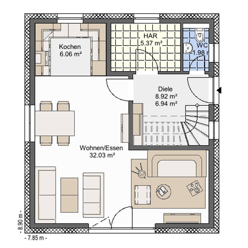 Einfamilienhaus zum Kauf provisionsfrei 377.340 € 4 Zimmer 103 m²<br/>Wohnfläche 569 m²<br/>Grundstück Ohorn 01896