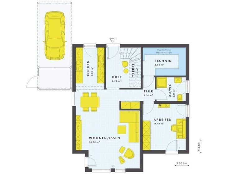 Einfamilienhaus zum Kauf provisionsfrei 614.808 € 6 Zimmer 151 m² 640 m² Grundstück Wilferdingen Remchingen 75196